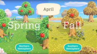 Animal Crossing New Horizons Seasons