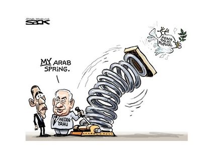 Netanyahu springs into action