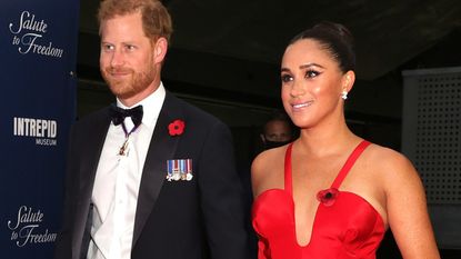 Prince Harry and Meghan Markle at the Salute to Freedom gala 