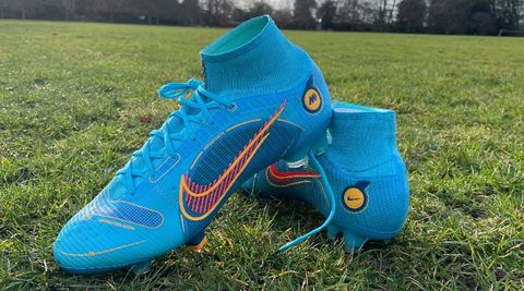 Nike mercurial cheap boots blue