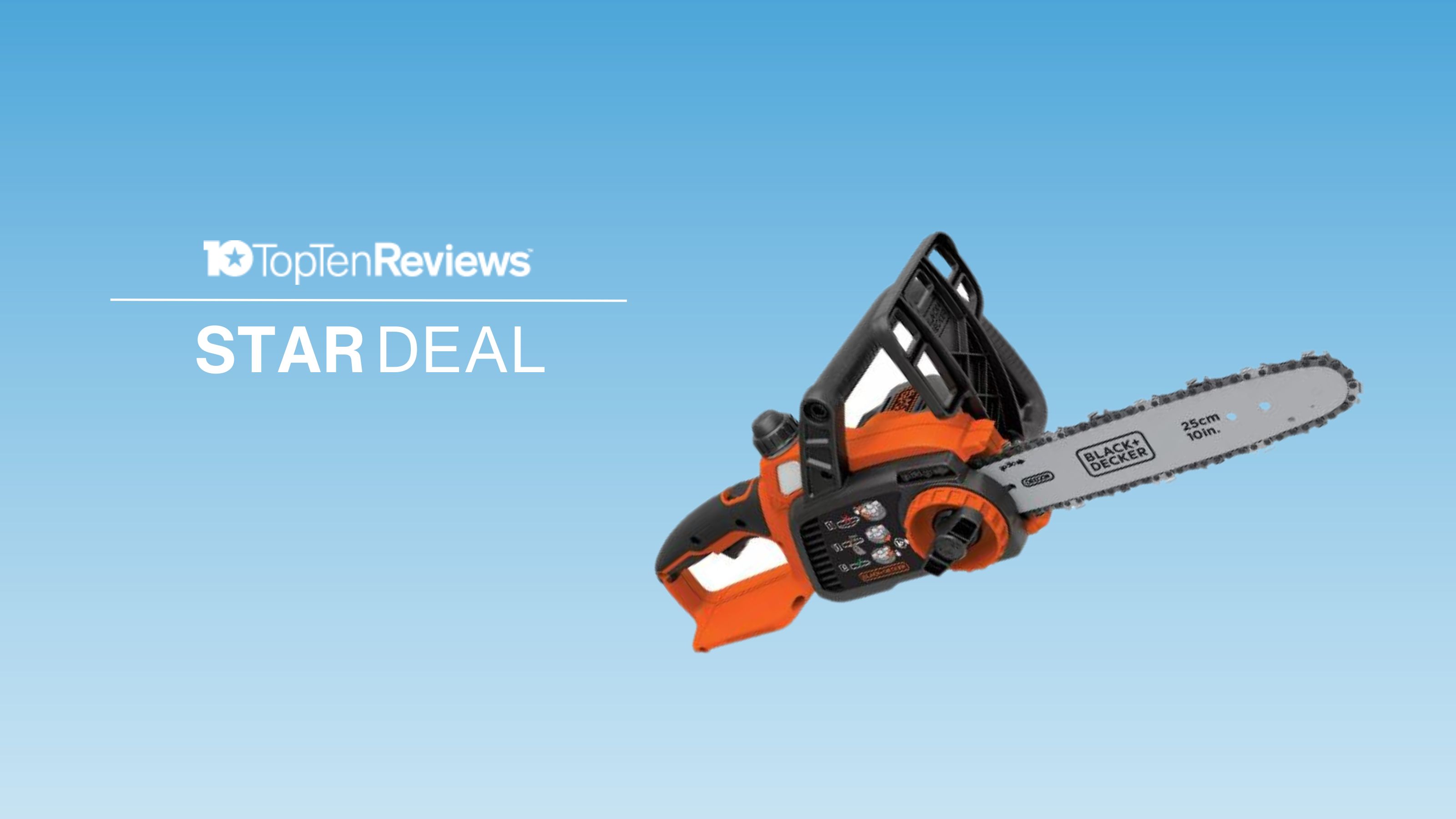 Black & decker online 10 inch chainsaw