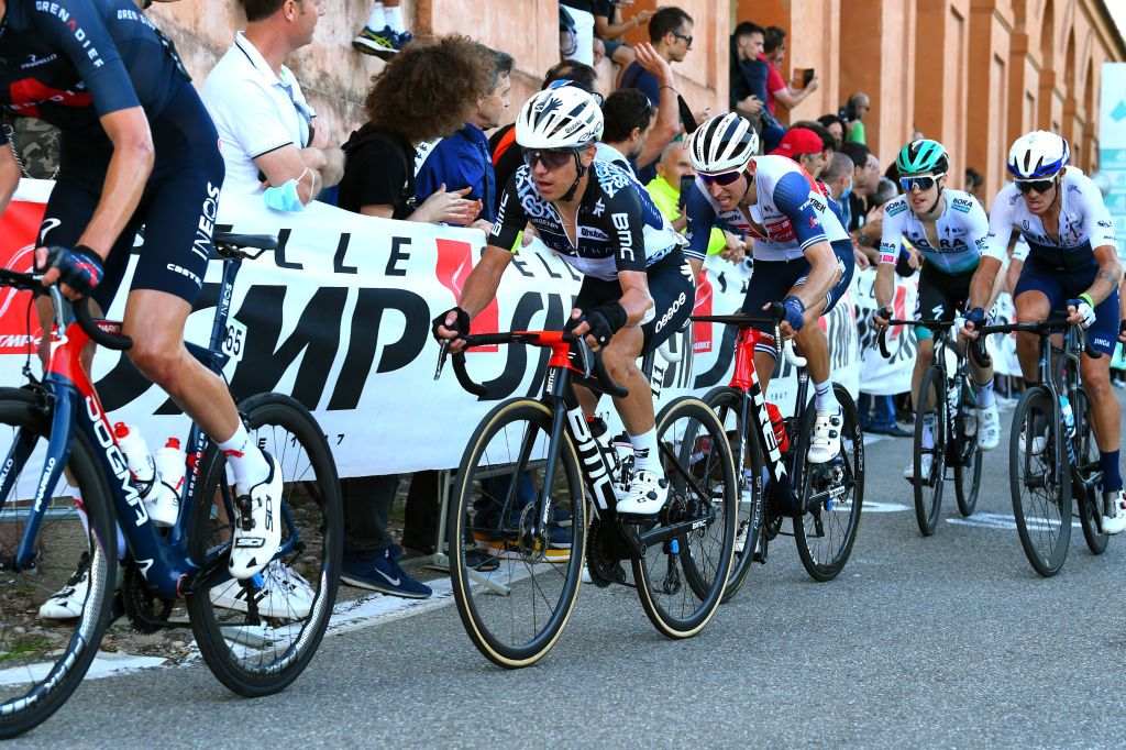 Domenico Pozzovivo (Qhubeka NextHash) in action at the Giro dell&#039;Emilia