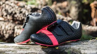 The Rapha Climber’s shoes are highly ventilated and competitively lightweight