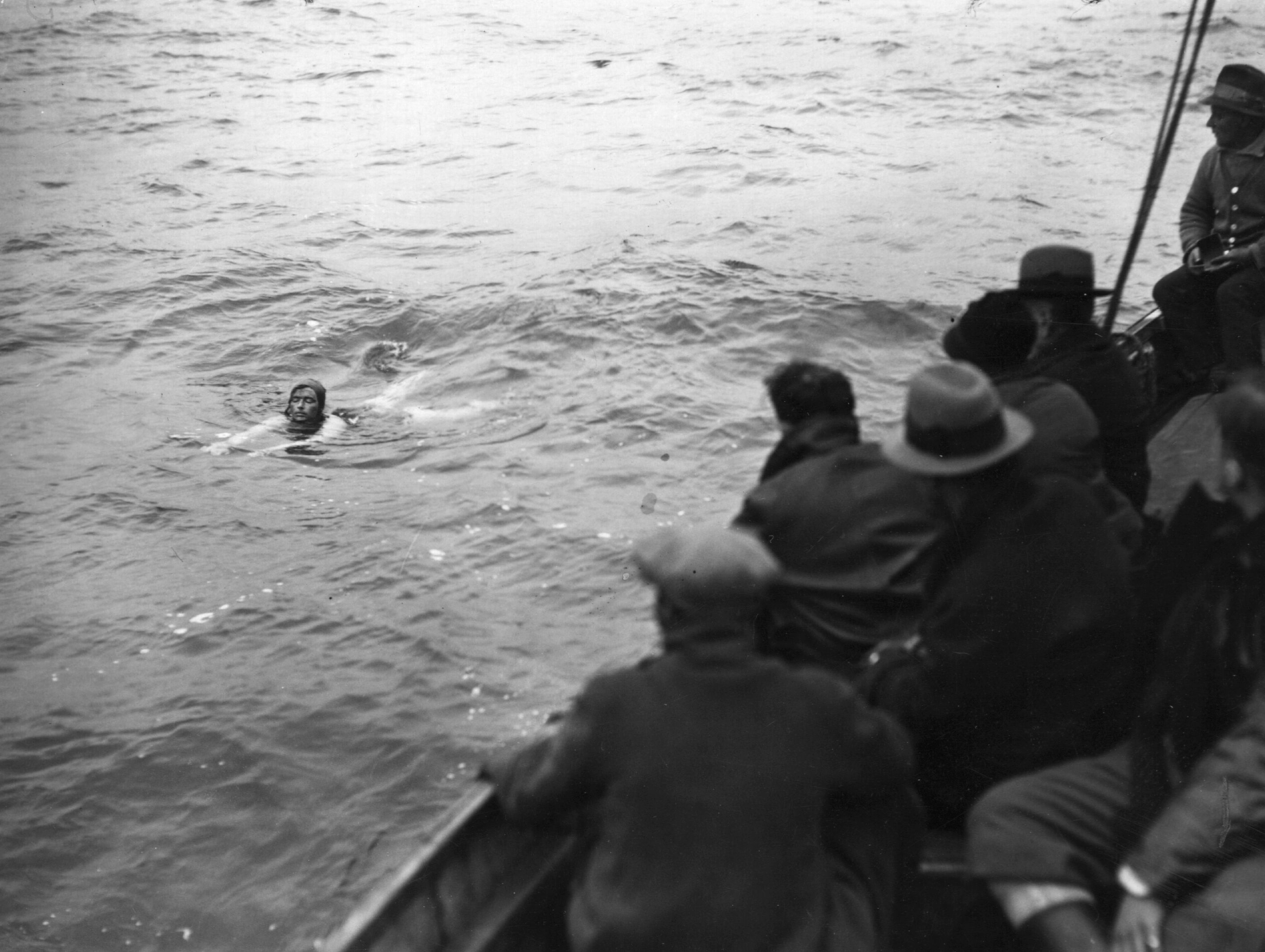 Mercedes Gleitze during her Vindication Swim