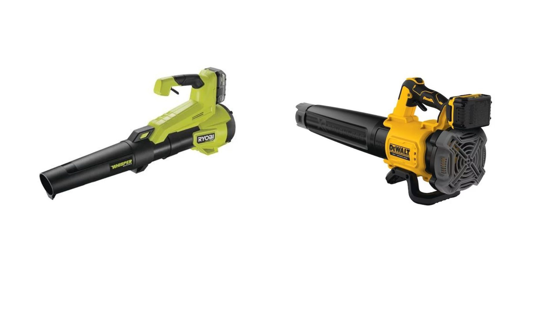 Ryobi vs Dewalt Which leaf blower is best for your yard? Top Ten Reviews
