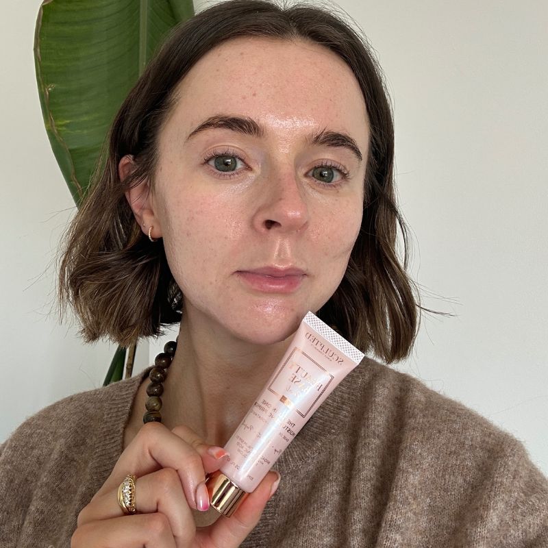 Grace wearing the Sculpted by Aimee beauty base primer