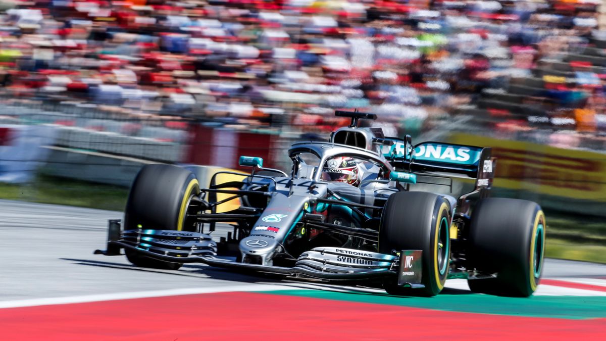 Lewis Hamilton on track at the 2019 Austrian Grand Prix