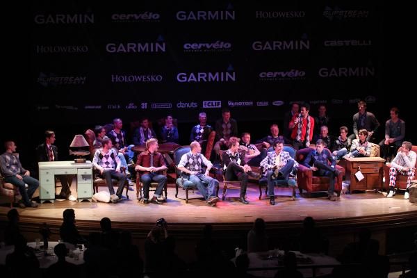 The entire 2012 team was present