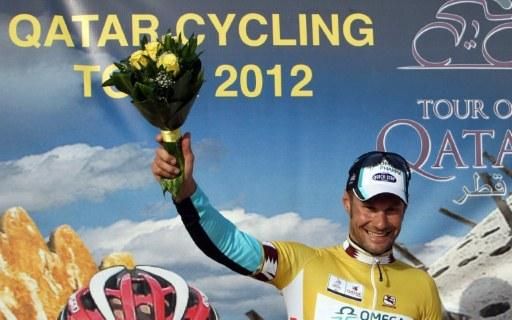 Tom Boonen (Omega Pharma-QuickStep) remains in the leader's jersey at the Tour of Qatar.