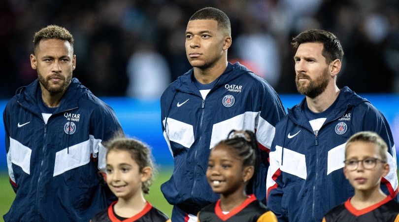 Neymar, Kylian Mbappe and Lionel Messi at Paris Saint-Germain.