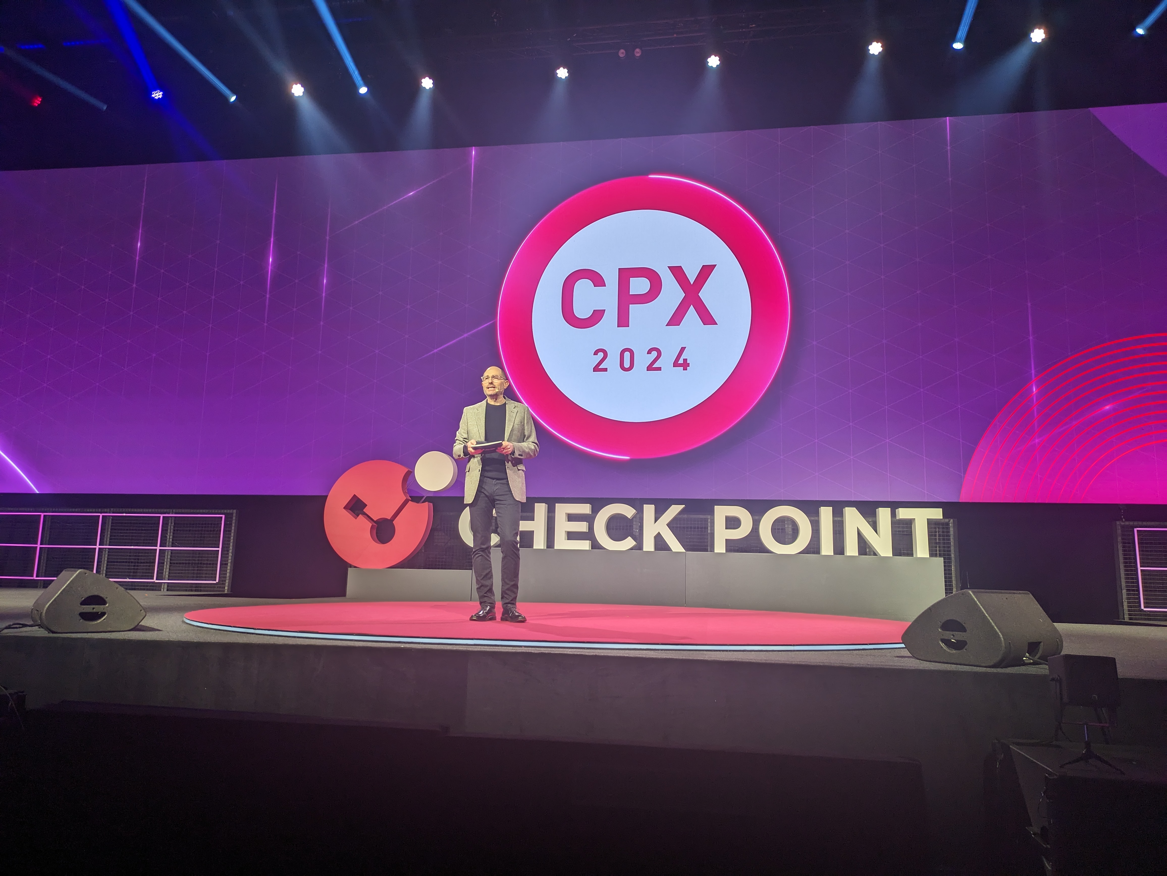 Avir Renbaum on stage at CPX 2024