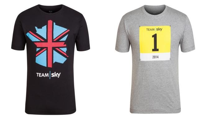 Rapha has four new T-Shirts for the Tour de France