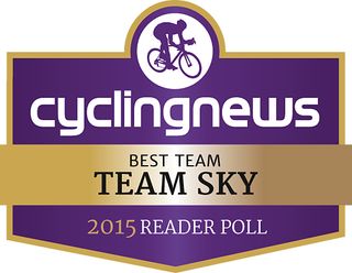 Sky voted Best Men's Team of 2015 in Cyclingnews Reader Poll