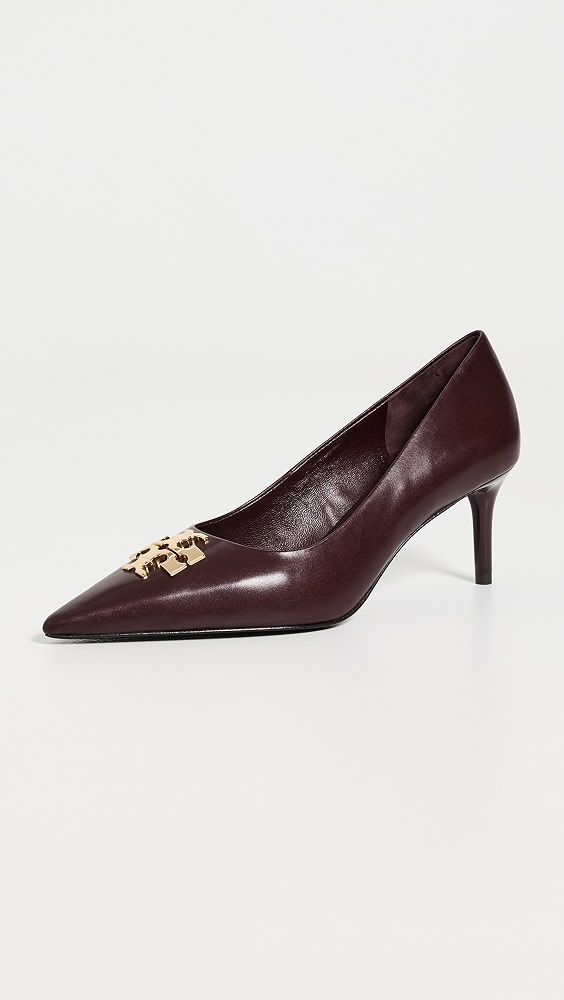 Charlie Pumps 65mm - Dark Carmine / Gold