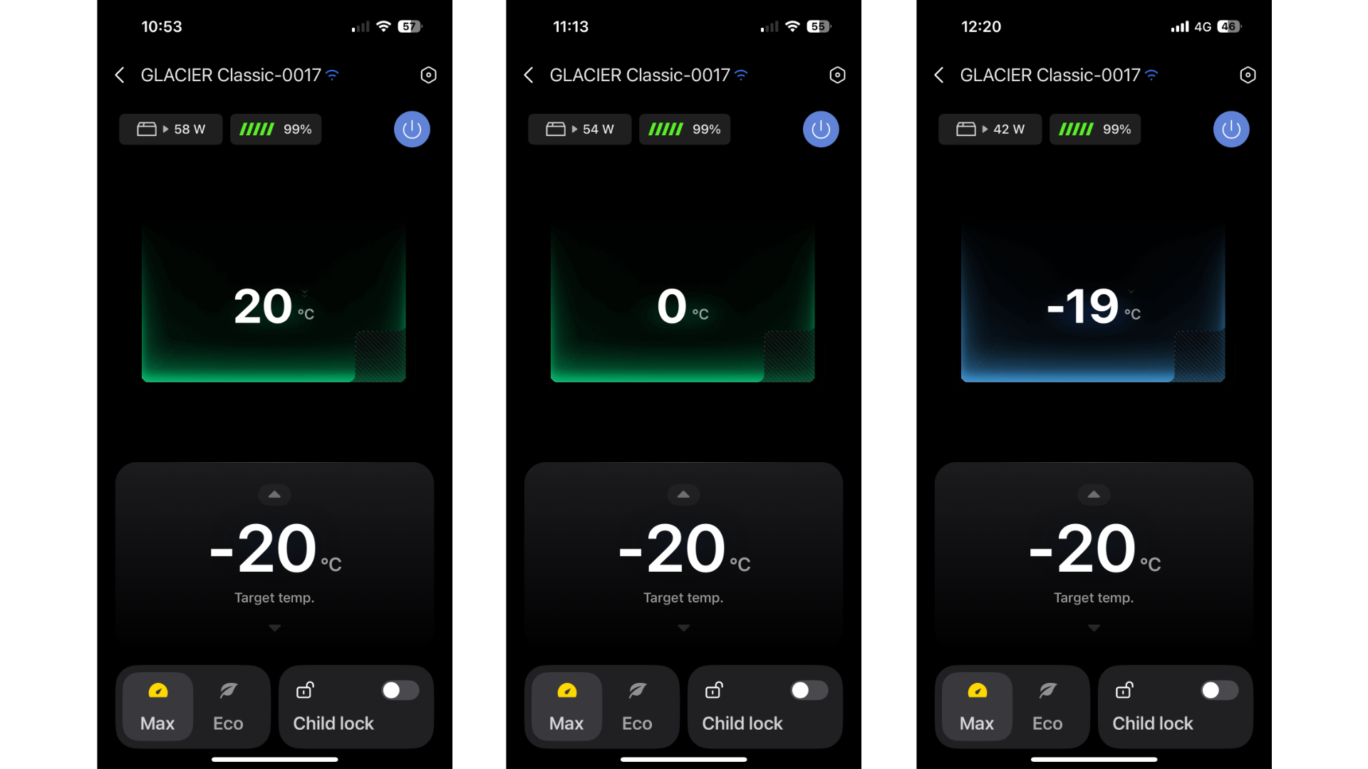 Ecoflow Glacier Classic app