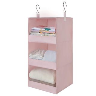 Closet organizer pink