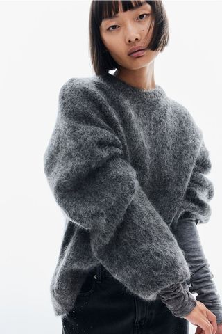 Oversized Mohair-Blend Sweater