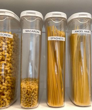 Pantry storage for pasta