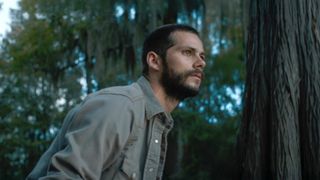 Profile shot of Dylan O&#039;Brien as seen in Max Original Movie, &quot;Caddo Lake&quot;