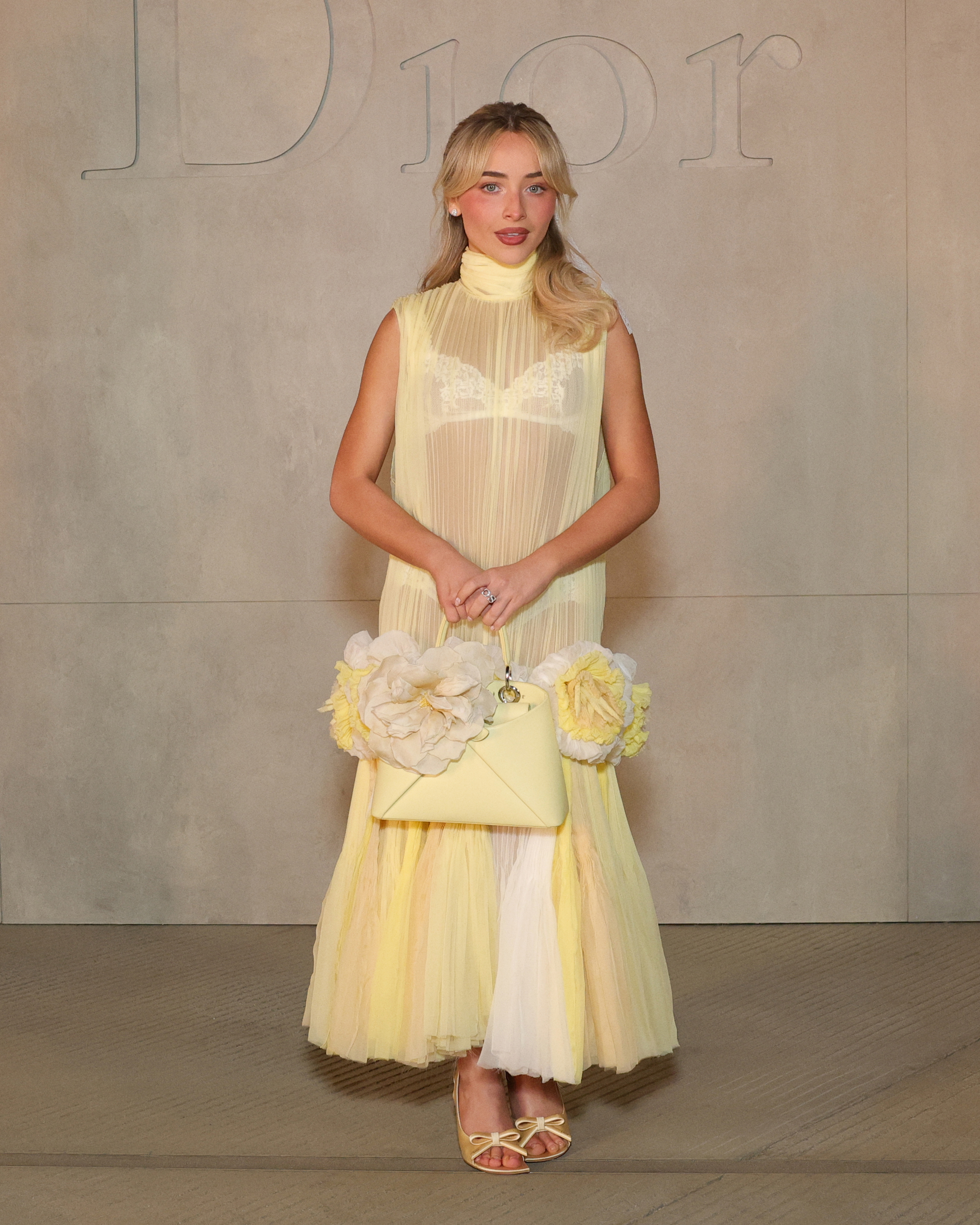 Sabrina Carpenter carries the Dior Cigale Bag
