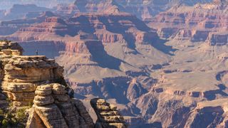 View of the canyons of grand canyon national par