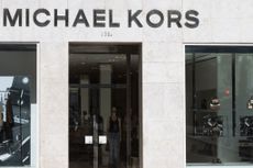 The outside of a Capri-owned Michael Kors storefront in Lisbon, Portugal