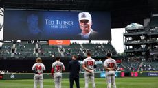 Atlanta Braves honor Ted Turner during Mariners game in Seattle