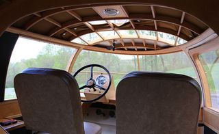 interior of Dymaxion car