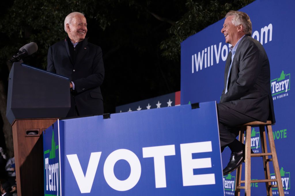 Biden and McAuliffe.