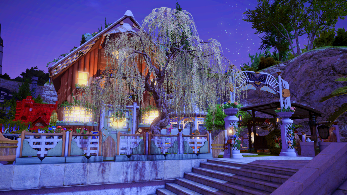 Final Fantasy 14 housing, exterior of the house