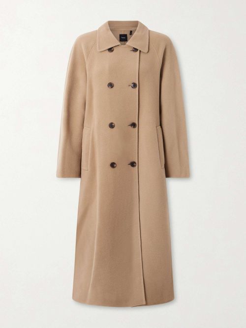 Wool and Cashmere-Blend Coat