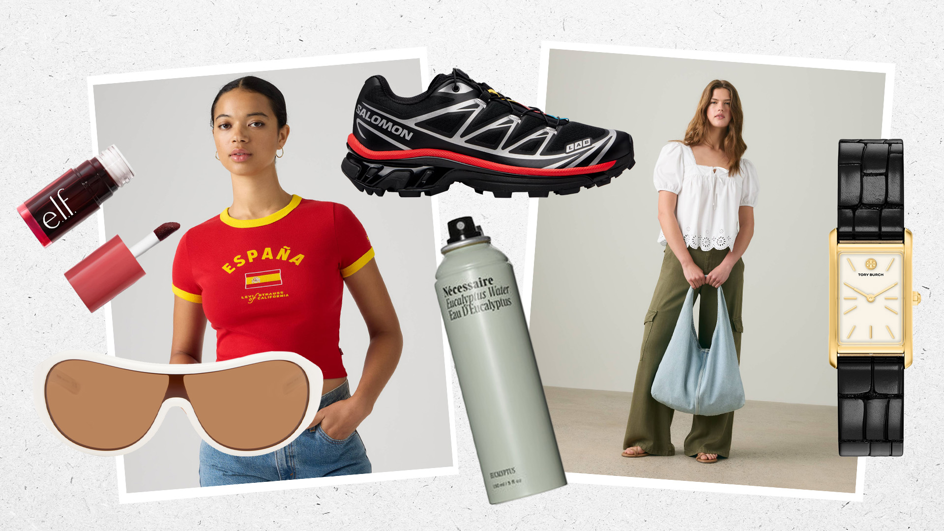 Collage of Summer Style and Beauty Picks