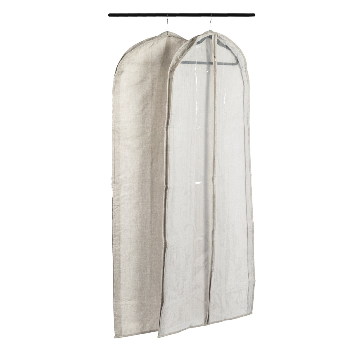 Rebrilliant Lilias Hanging Zippered Garment Storage Bag With Clear Vision Front, Set of 2 &amp;amp; Reviews | Wayfair