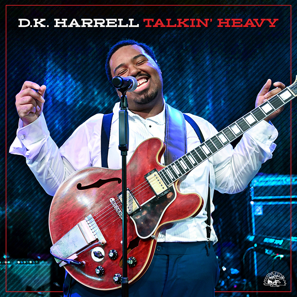 The cover of D.K. Harrell's 2025 album Talkin' Heavy