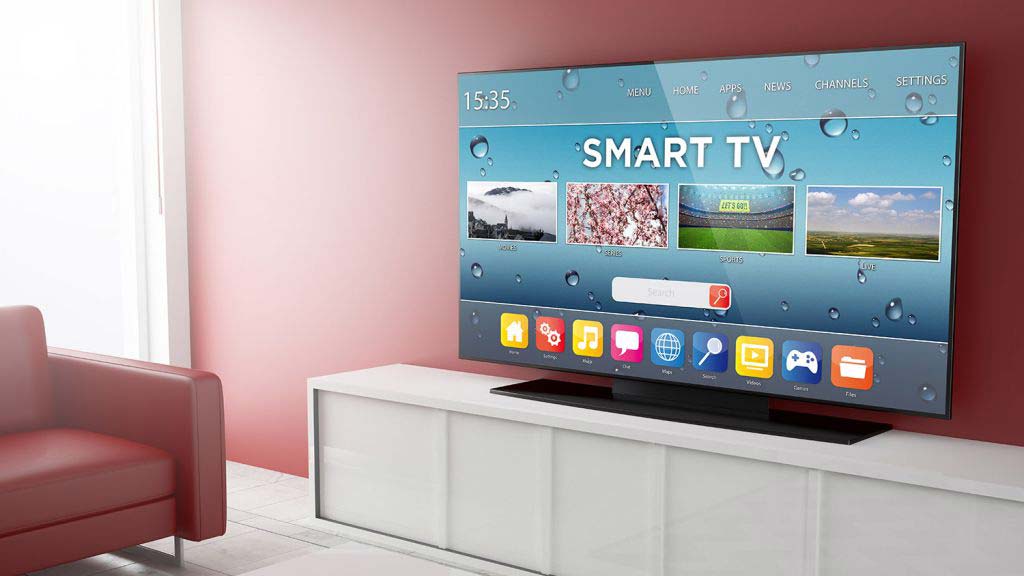 A Smart TV in a living room