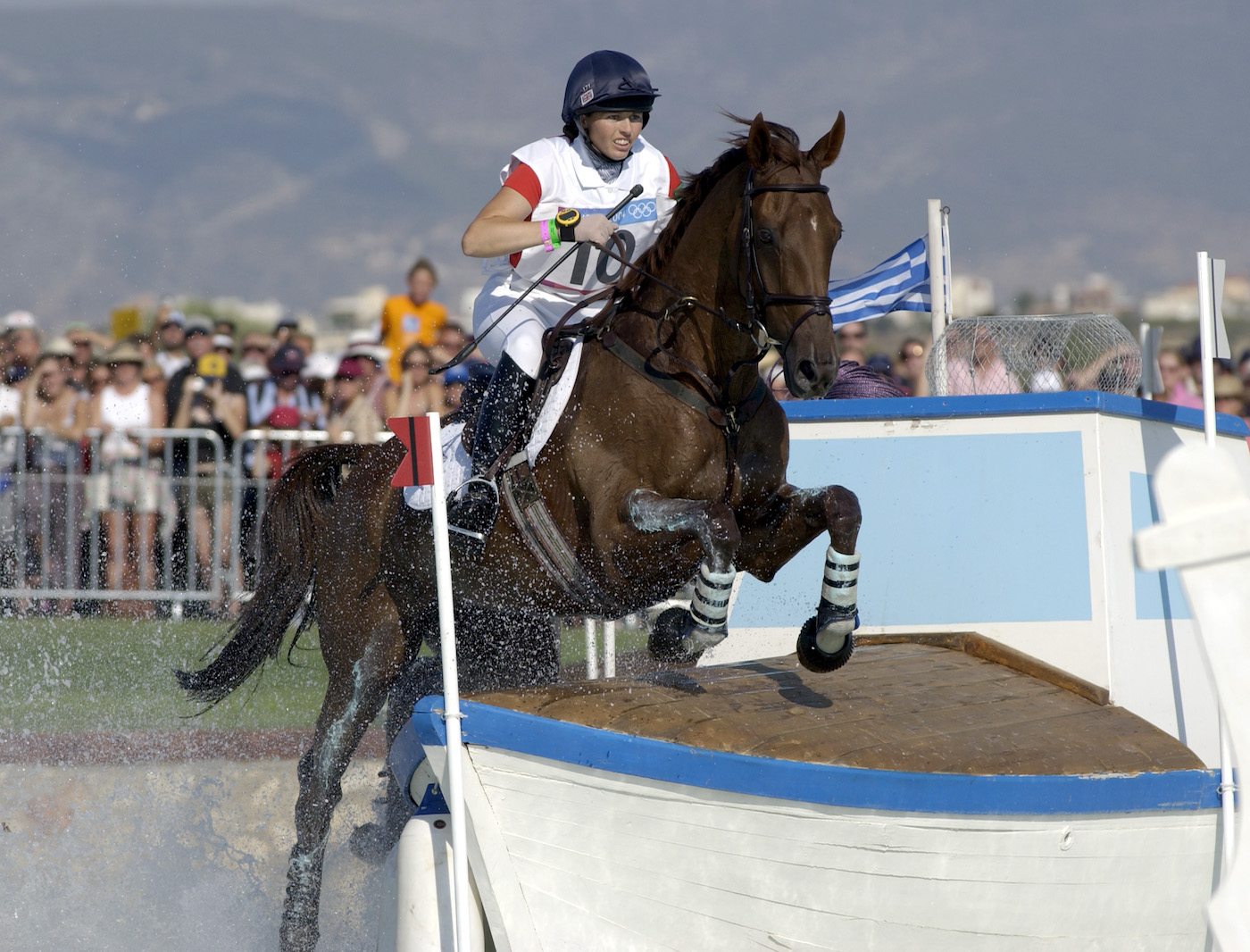 Jeanette Brakewell and Over To You at the Athens Olympics