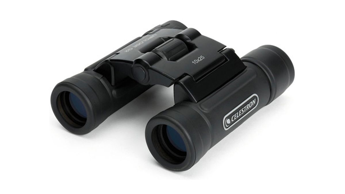 Celestron UpClose G2 10x25 stock image on a white background