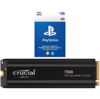 Crucial T500 with Heatsink (1TB) + £35 PlayStation voucher: £125.97£93.99 at ebuyer