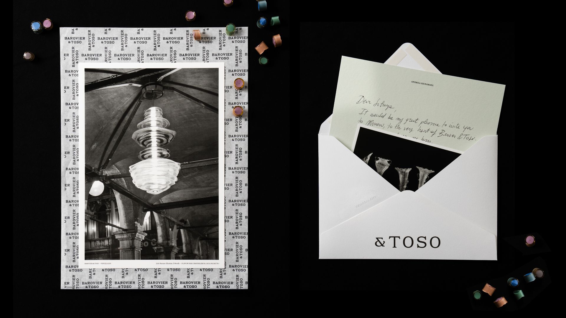 Barovier&amp;amp;Toso Milan Design Week. Updated visual identity and glassmaking process.