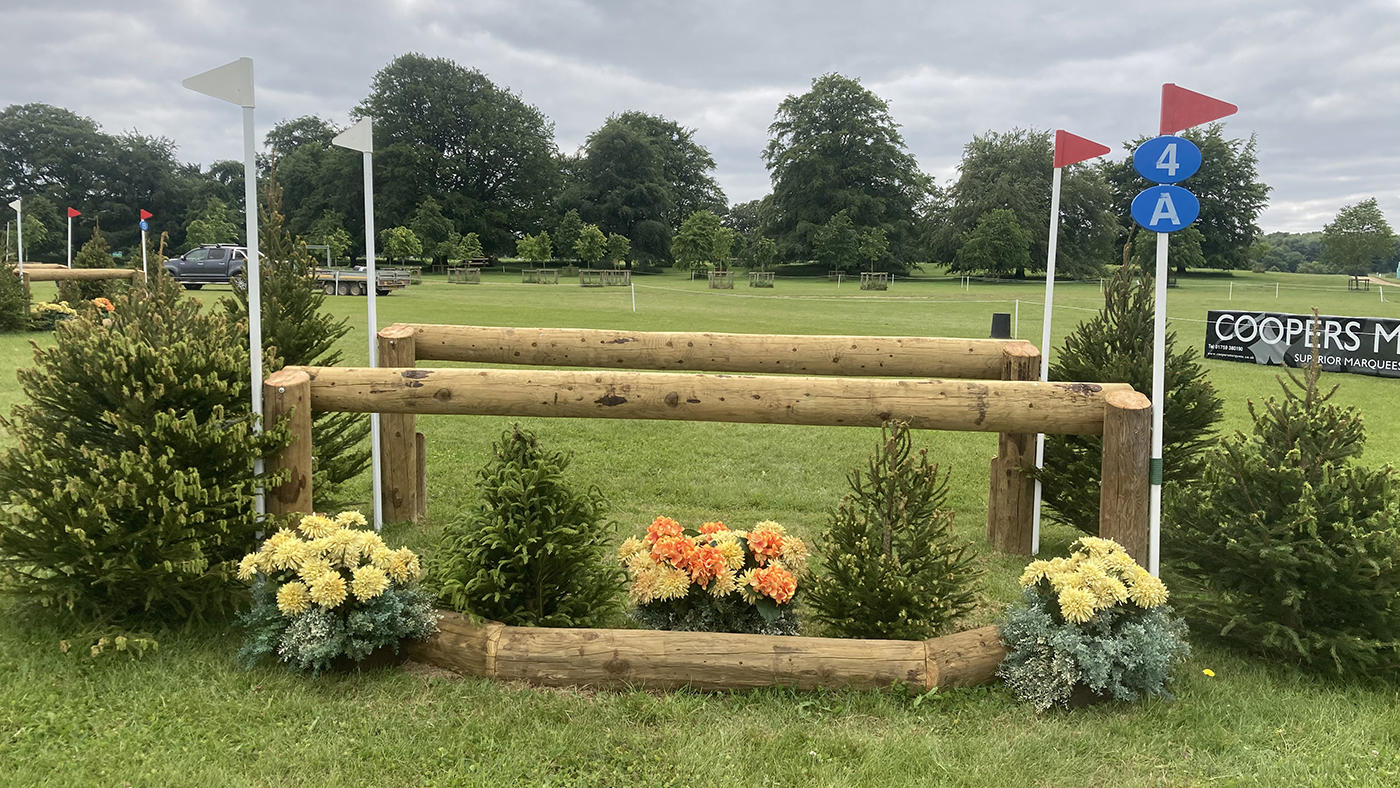 Bramham Horse Trials cross-country course 2023: fence 4a