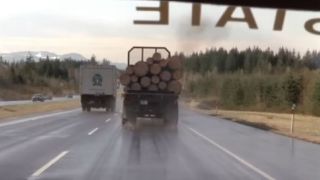 The log truck in Final Destination 2.