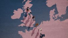 models crossing from UK to Europe