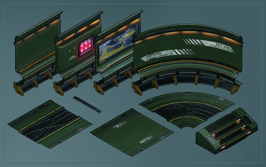 Images from a tutorial on how to make digital art in Blender