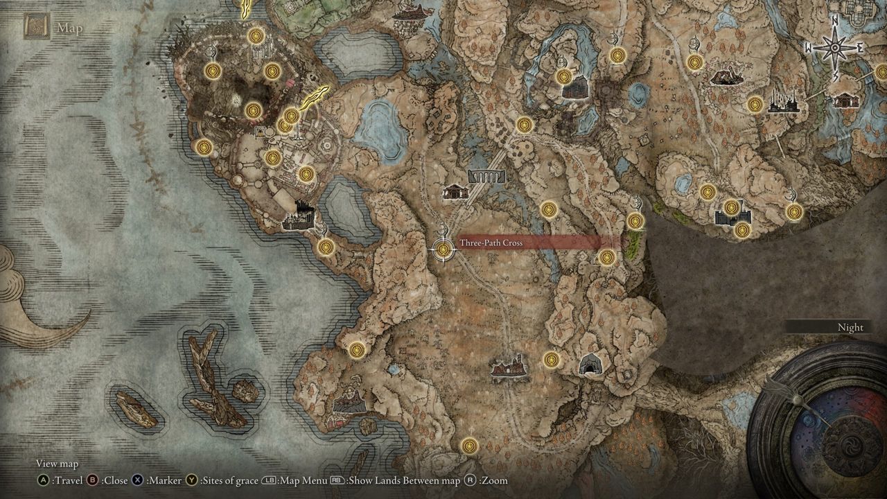 Elden Ring Hornsent quest - Three Path Cross