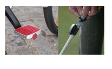 The Epson M-Tracer tracks a golf swing, and the Connected Cycle &ldquo;smart pedal&rdquo; records a cyclist&rsquo;s speed and route information. 