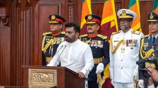 Sri Lankan President Anura Kumara Dissanayake takes the oath of office