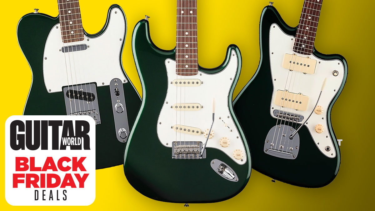 Fender Player II Telecaster, Stratocaster and Jazzmaster in Racing Green