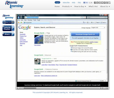 Video Tutorial: Downloading Google Earth