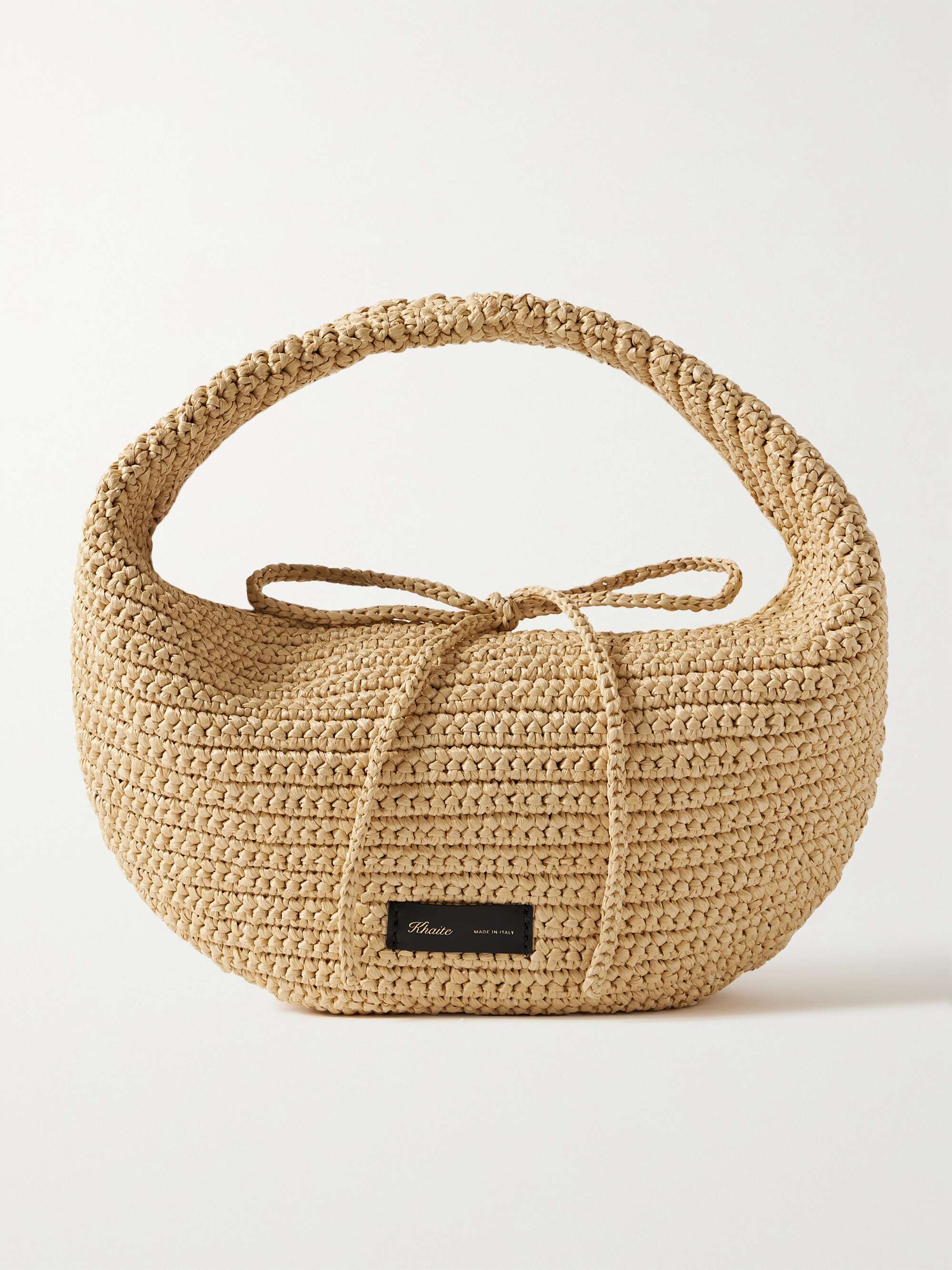 Olivia Medium Raffia Shoulder Bag