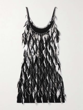 Chainmail and Jersey Mini Dress